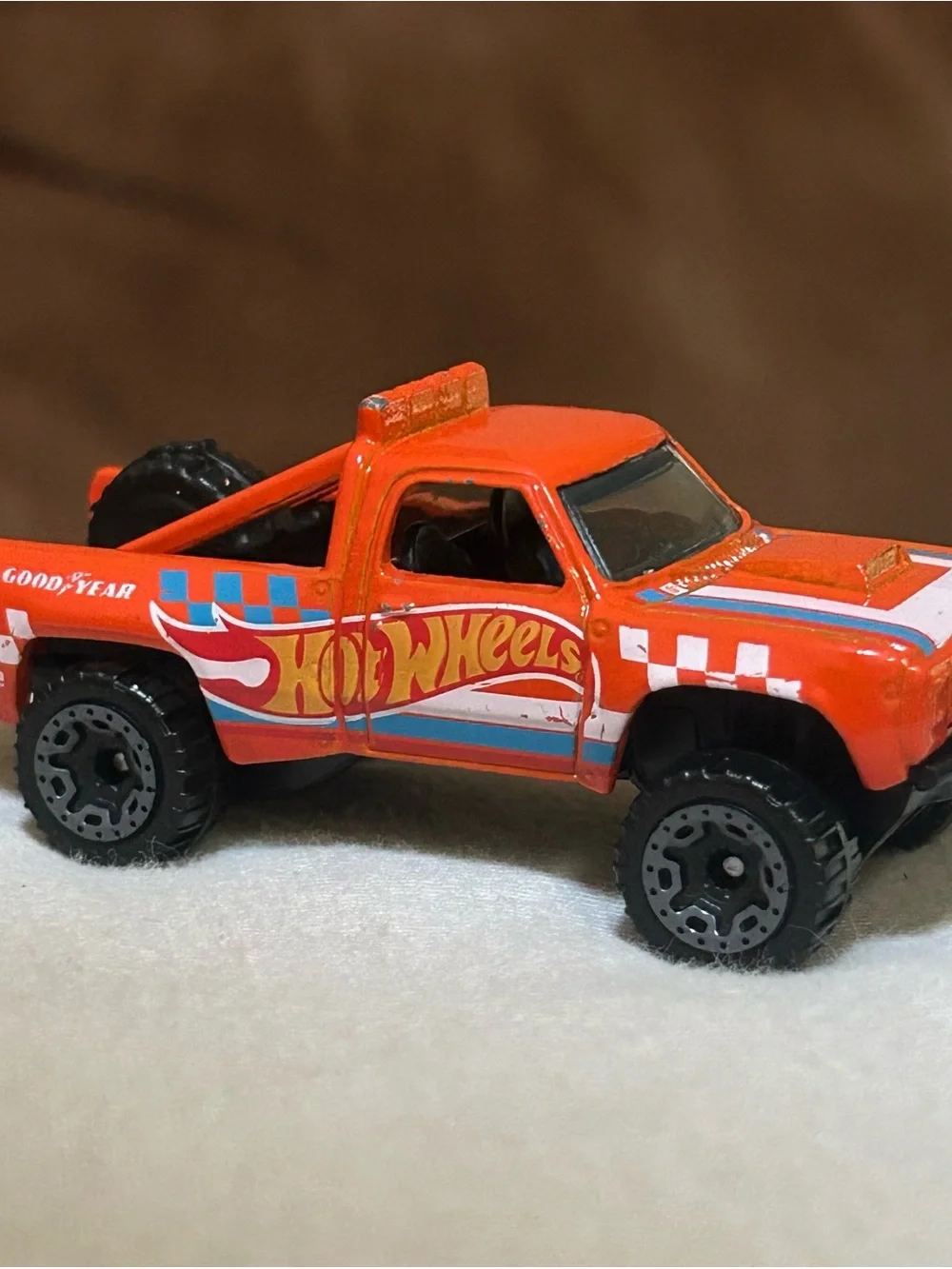 Hot Wheels 2021 HW Race Team '87 Dodge D100 Orange Pickup Truck 1:64 Scale